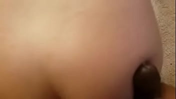 White Gay Cock Cums On Black Ass