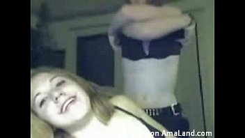 Sexy Blonde Strips On Webcam