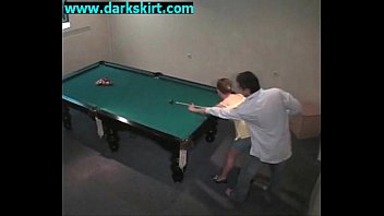 Oral Orgy On Pool Table