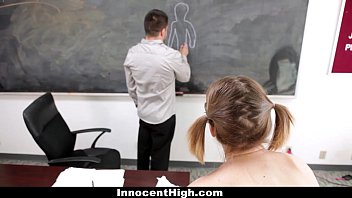 Blonde Student Learns A Valuable Lesson