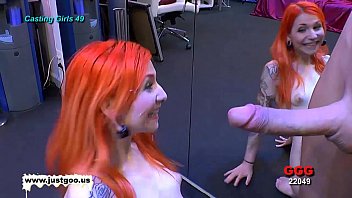 Tattooed Blonde Slut Enjoys Kicking A Loser Right In The Nut