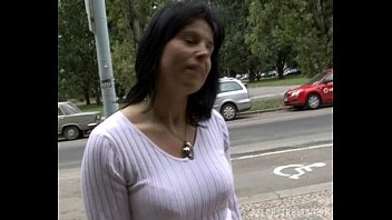 Horny Mature Stockings Lady In The Street
