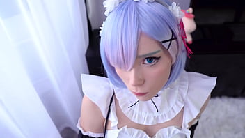 Animated Maid Sucking A Blue Cock