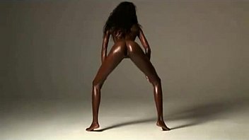 Awesome Afro Stripping And Showing Pussy