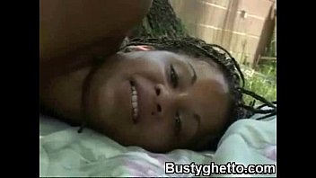 Big Afro Black Butt Hole Pounded Threesome With Bbc