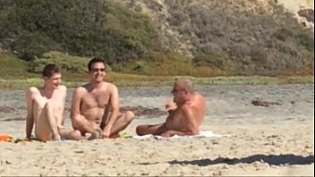 Gay Hard Porn Beach Party