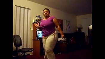 Skanky Bbw Dancing & Shaking Her Fat Ass & Titties 1