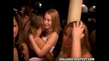 Teen Girl Facial In Public Party