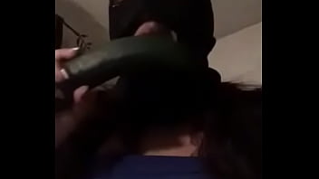 Masked Slut Hides Her Hand!