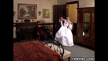 Ebony Bride Gets Analled With Long White Dick On Wedding Day