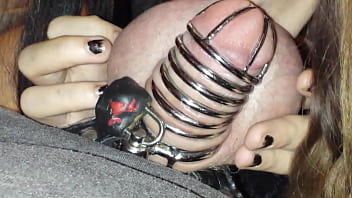 Spiked Chastity Cage Porn