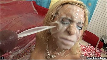 Ghetto Girl Takes A Huge Load Of Cum On The Face