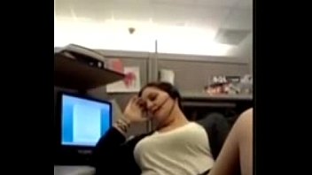 Masturbating At Work On Webcam