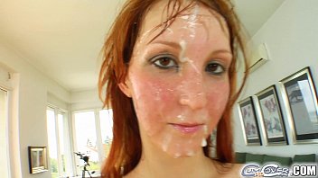 Gorgeous Face Covered In Goo Cumsh Brunetteots Facials Pov