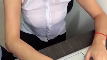 Blow Job + 2 Girls Tits Webcam!