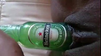 Ebony Bottle In Ass Porn