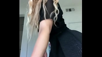 Skinny Blonde Taking Hard Dick In Your Pussy