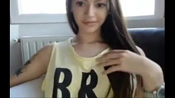 Sexy Teen Babysitter Stripping On Webcam