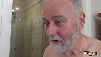 Hot Young Nymph Goes Naughty On Grandpa