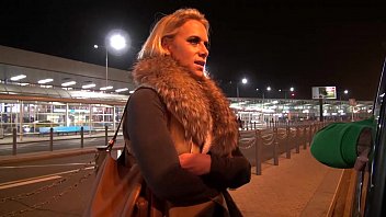 Blonde Euro Lucie Gets Picked Up In Public Then Gets Fucked And Creampied