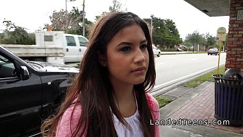 Latina Teen Amateur Girl Tied Up Outdoors