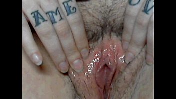 Hairy Cum Dripping Pussy