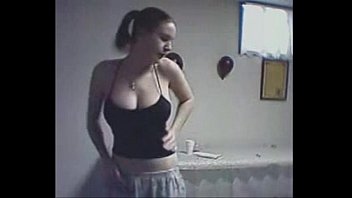 Snatch Strip Of Busty Teenager