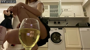 Teen Dirty Lesbian Drinks And Spits Urine
