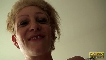 Trashy Blonde Housewife Deep Anal Sex