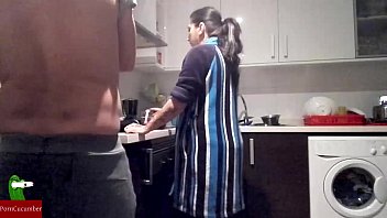 Beautiful Amateur Couple Fucking In The Kitchen