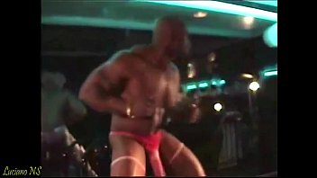 Gay Strippers Show Their Gear To A Crowd