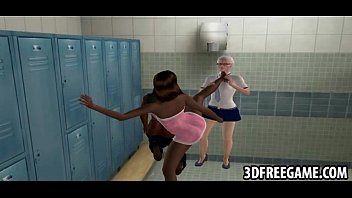 A Hot 3D Recorded Gameplay Scene With Lots Of Sluts