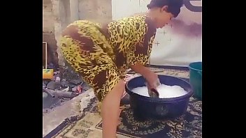 Mega Busty African Shakes Her Tits In Webcam!