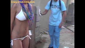 5 Dicks Covers Slut In Jizz - Bikini Beach