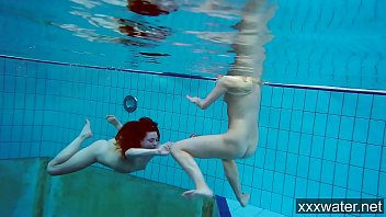 Swimming Nude In Pool
