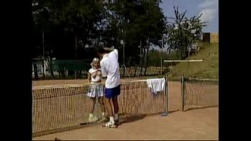 Nude On Tennis Court