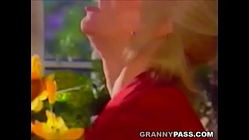 Blonde Granny Gets Her Hairy Pussy Pounded