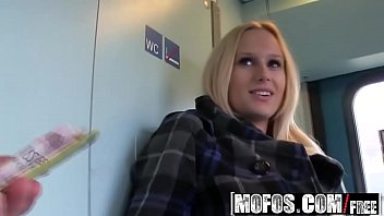 Amateur Czech Hottie Gets Talked Into Fucking In The Train For Hard Cash