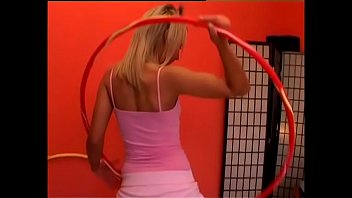 Dorm Mates Playing With Hoola Hoops And Enjoying Orgy