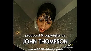 Bukkake Fetish Whore Gets A Golden Shower