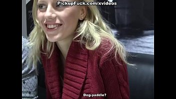 Gorgeous Blond Girl With Fucked Outdoors
