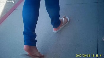 Candid Feet Caught