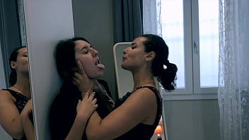 Two Girls Give An Aggressive Blowjob