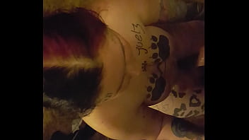 Pawg Blowbunny Tatoué Draine La Bbc Pour Un Soin Du Visage Épais