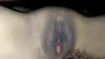 Playing With The Cum He Poured In Her Pussy
