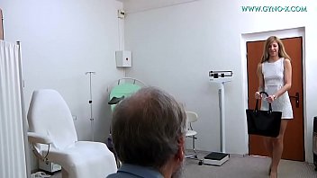 Medical Man Pushs Dildo