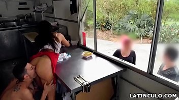 Horny Latina Sluts Eating Dripping Fish Tacos