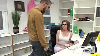 Hair Pull Doggy Style Sex In Office - Ashley Lane & Robby Echo