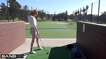Black Dick Fuck Blonde Girl On A Golf Course