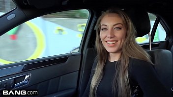 Half Asian Beauty Getting Fucked On The Back Seat Of A Car